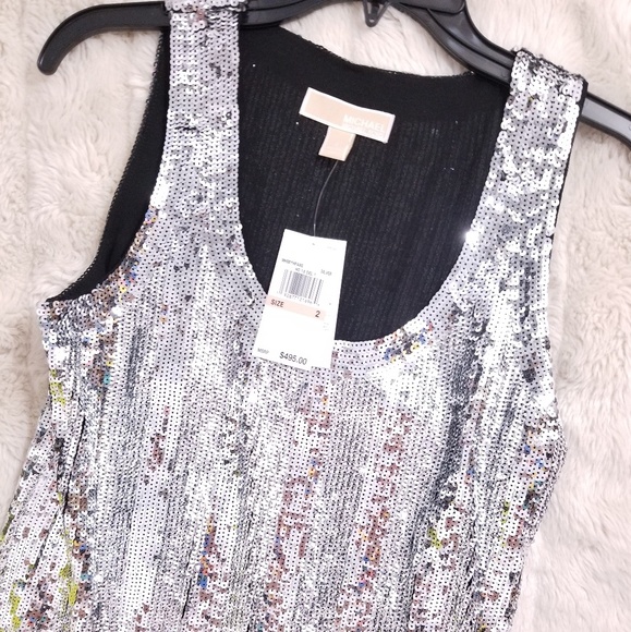 🍒NWT🍒 MK SEQUIN MINI DRESS - Picture 3 of 7